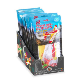 SPEED Foam Gleiter Flugzeug 2er-Set, 2-fach sortiert