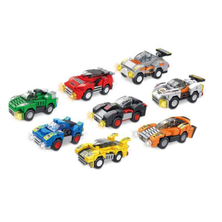 SPEED Bausatz-Set Auto, 8-fach sortiert