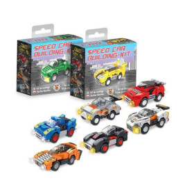 SPEED Bausatz-Set Auto, 8-fach sortiert