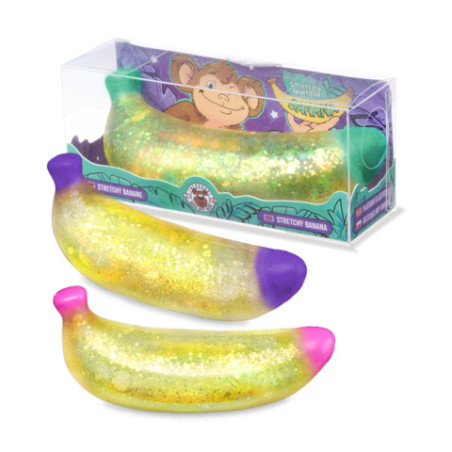 Glitzer-Maltose-Banane, 3-fach sortiert