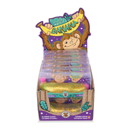 Glitzer-Maltose-Banane, 3-fach sortiert