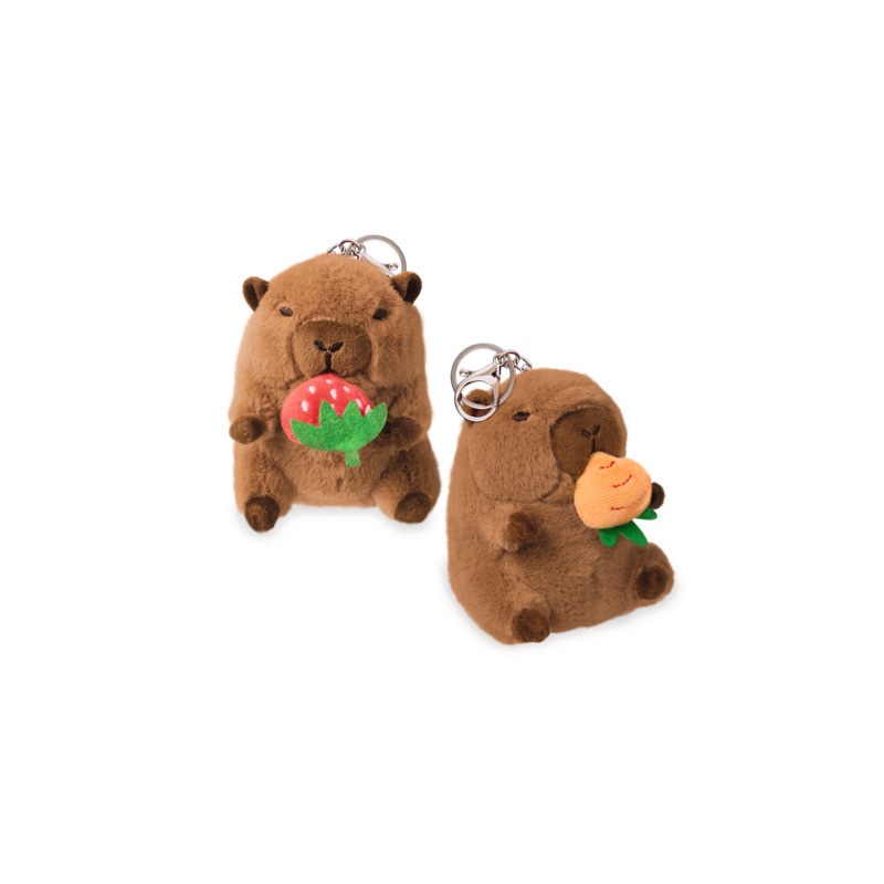 CP HS-6 Aufzieh-Knuddel- Capybara mit Frucht sortiert