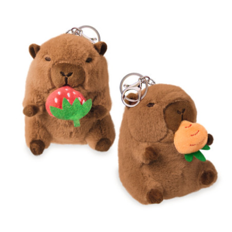 CP HS-6 Aufzieh-Knuddel- Capybara mit Frucht sortiert