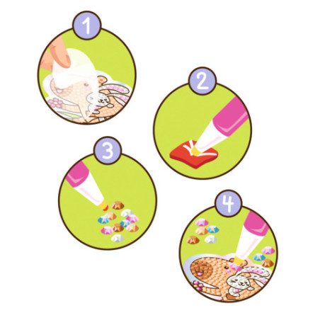 CP HS-6 Diamond-Painting Sticker-Set