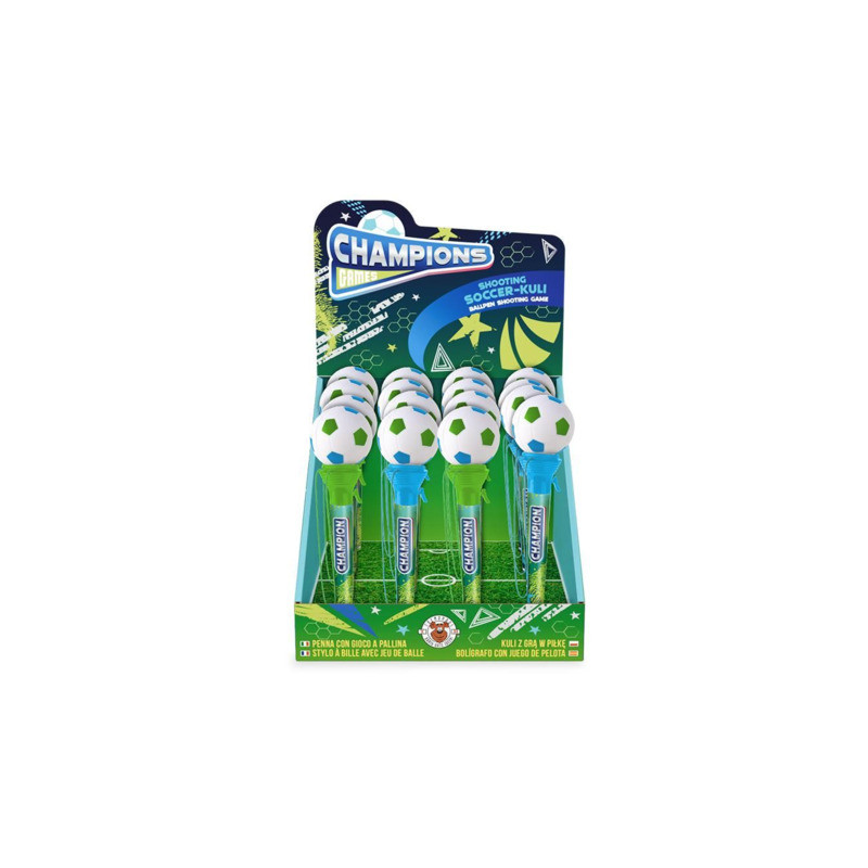 CH FB-6 Kuli mit Ball-Schieß- Spiel, 2-fach sortiert