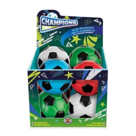 CH FB-6 Fun & Jump Fußball  6,2cm, 4-fach sortiert