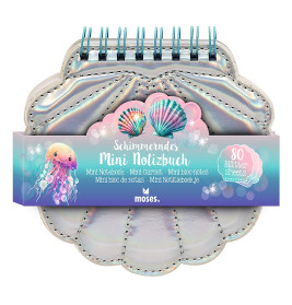 Schimmerndes Mini-Notizbuch