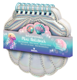 Schimmerndes Mini-Notizbuch