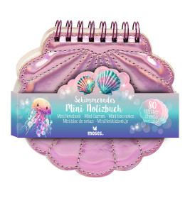 Schimmerndes Mini-Notizbuch