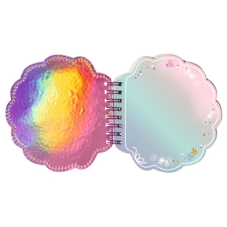 Schimmerndes Mini-Notizbuch