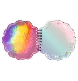 Schimmerndes Mini-Notizbuch