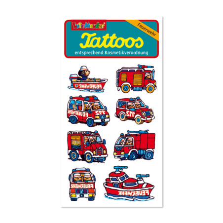 Tattoo Feuerwehr Fahrzeuge