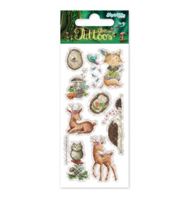 TapirElla Glitter-Tattoo Waldtiere