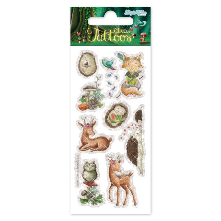 TapirElla Glitter-Tattoo Waldtiere