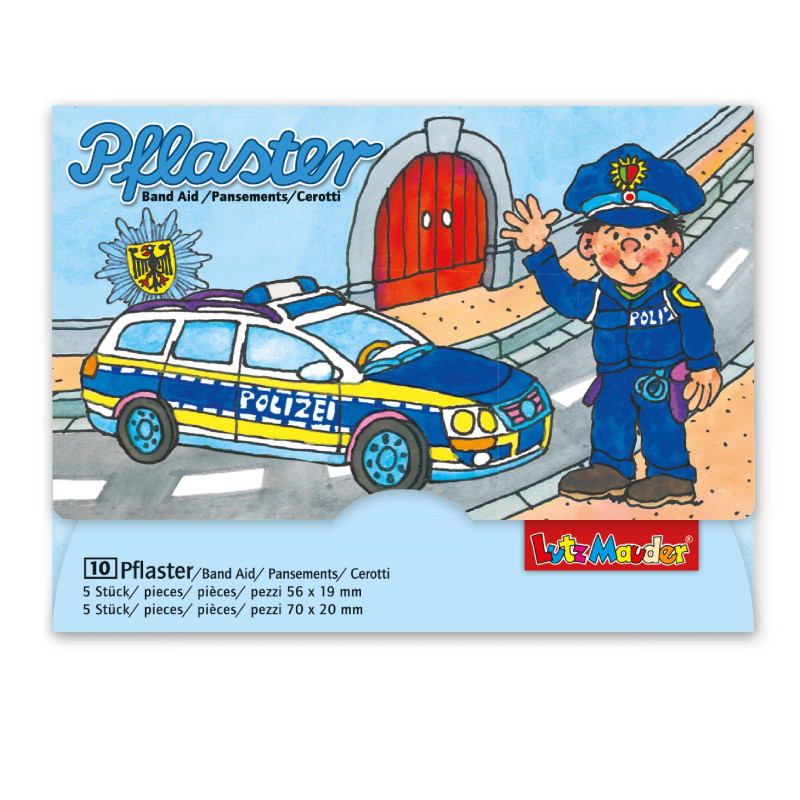 Pflasterbriefchen Polizei