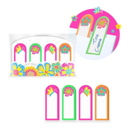 6 STICKY NOTES, 4X30 BLATT