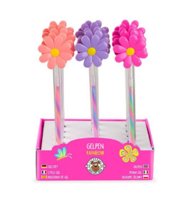 GF-6 FLOWER GELSTIFT SWIRLY COLORS, 3-fach sortiert
