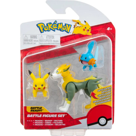 Pokémon Battle Figuren Dreierpack, sortiert (nur 1 zufälliges Exemplar)