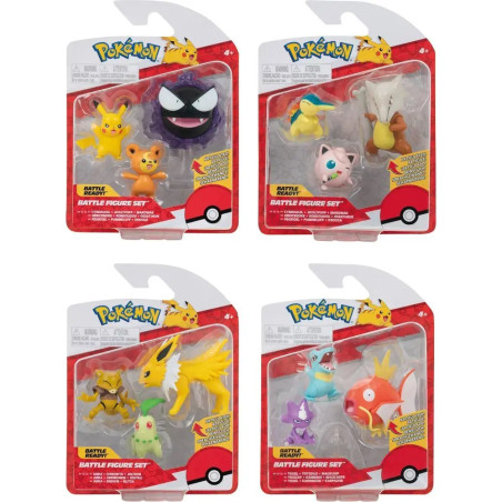 Pokémon Battle Figuren Dreierpack, sortiert (nur 1 zufälliges Exemplar)