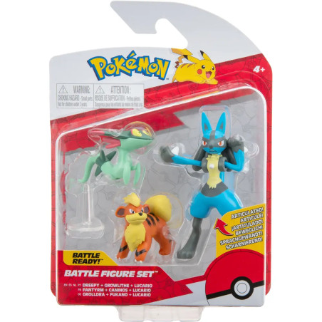 Pokémon Battle Figuren Dreierpack, sortiert (nur 1 zufälliges Exemplar)