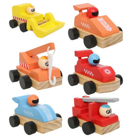 Spielmaus Holz Kleine Flitzer, 6-fach sortiert