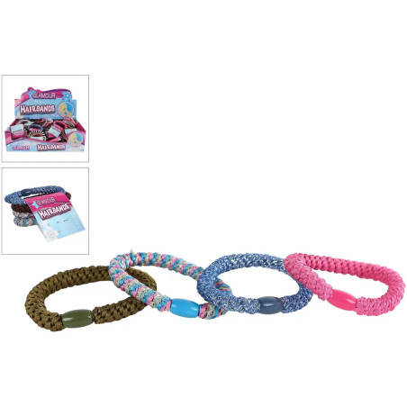 Glamour Arm/ harrband Set von 4 Textil