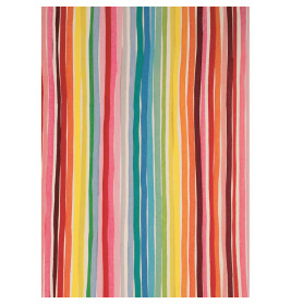 Bunte, vertikale Wellenlinien in unterschiedlichen Rot-, Gelb-, Blau-, Pink-, Orange- und Grüntönen.