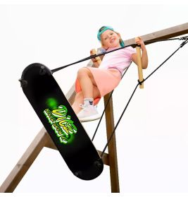 Skateboard Schaukel schwarz