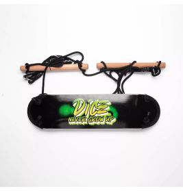Skateboard Schaukel schwarz