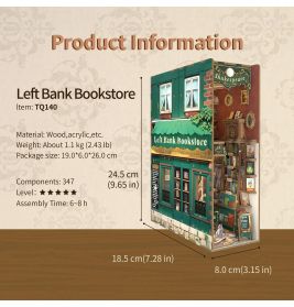 Left Bank Bookstore - DIY Book TONECHEER