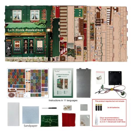 Left Bank Bookstore - DIY Book TONECHEER