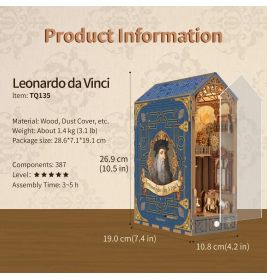 Leonardo da Vinci - DIY Book TONECHEER
