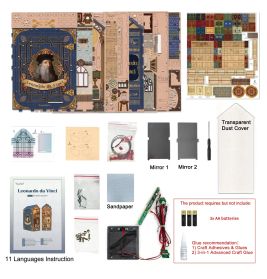 Leonardo da Vinci - DIY Book TONECHEER