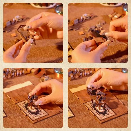 Violin Detective Agency Book Nook TONECHEER