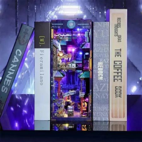 Cyber City - DIY Book/Diorama TONECHEER