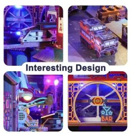 Cyber City - DIY Book/Diorama TONECHEER
