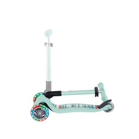GLOBBER JUNIOR FOLDABLE FANTASY LIGHTS mint-Tribal, mit Leuchtrollen