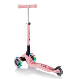 GLOBBER JUNIOR FOLDABLE FANTASY LIGHTS pastellrosa-Flowers, mit Leuchtrollen