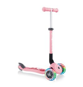 GLOBBER JUNIOR FOLDABLE FANTASY LIGHTS pastellrosa-Flowers, mit Leuchtrollen