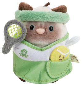 Kuscheltier Set Siamkatze Siamy mit Tennisball u. Tenniskostüm in Geschenkbox