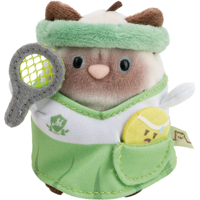Kuscheltier Set Siamkatze Siamy mit Tennisball u. Tenniskostüm in Geschenkbox