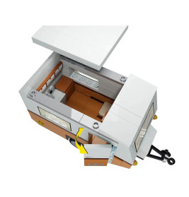 COBI Volkswagen Passat B1 Blau   Caravan - Maßstab 1:35