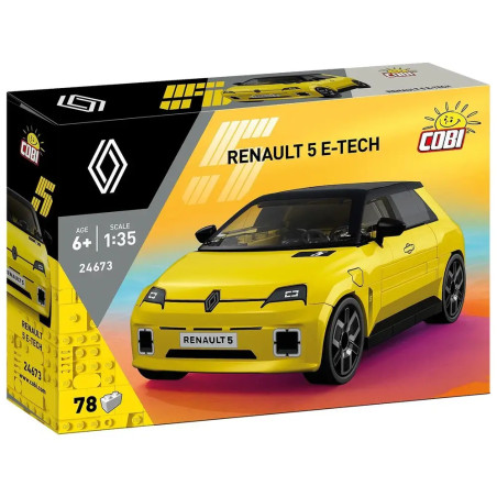 COBI Renault 5 E-Tech gelb