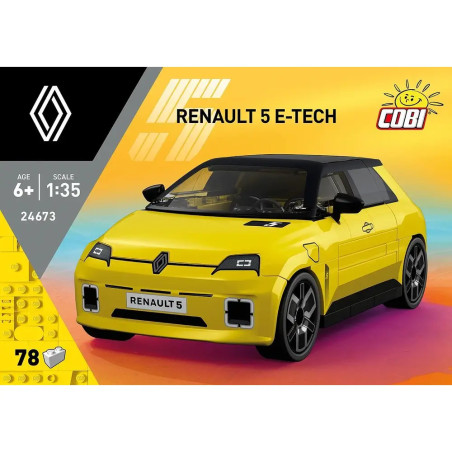 COBI Renault 5 E-Tech gelb