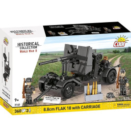 COBI WWII 8.8CM FLAK 18 mit Lafette - Maßstab 1:35