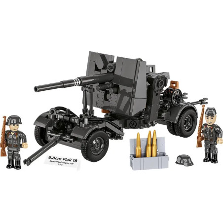 COBI WWII 8.8CM FLAK 18 mit Lafette - Maßstab 1:35