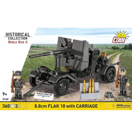 COBI WWII 8.8CM FLAK 18 mit Lafette - Maßstab 1:35
