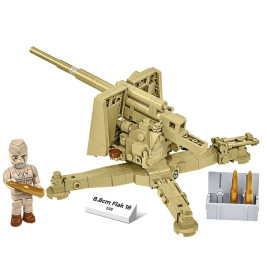 COBI WWII 8.8CM FLAK 18 (DAK) - Maßstab 1:35