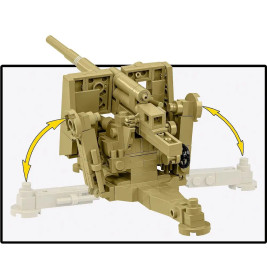 COBI WWII 8.8CM FLAK 18 (DAK) - Maßstab 1:35