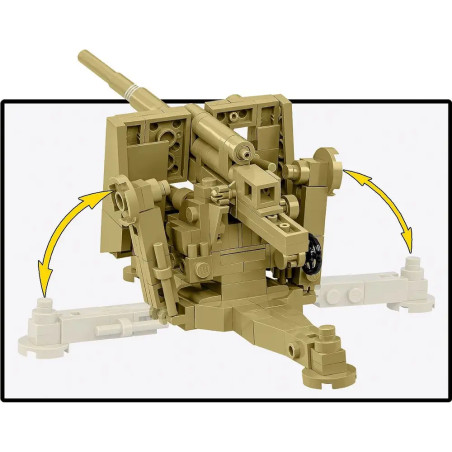 COBI WWII 8.8CM FLAK 18 (DAK) - Maßstab 1:35